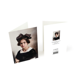 Double card with envelope , Photo Frida Kahlo 11 years old