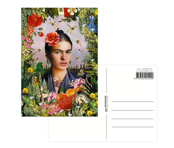 Ansichtkaart Frida Kahlo impression