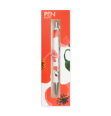 Stylo bille en boite,  Coquelicots