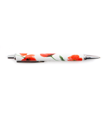Stylo bille en boite,  Coquelicots