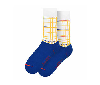 Calcetines artísticos, talla  36-40,  Mondriaan-New York City I