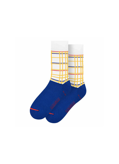Kunstsocken, Größe 36-40, Mondriaan-New York City I