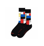 Calcetines artísticos, talla 40-46,Mondriaan,  Composition with Red, Blue and Yellow Calcetines artísticos, talla 40-46,Mondriaan,  Composition with Red, Blue and Yellow