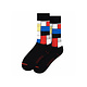 Kunstsocken, Größe 36-40, Mondrian, Composition with Red, Blue and Yellow