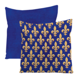 Housse de coussin, 45x45 cm, Fleur de Lys