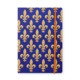 Carnet à couverture souple, A5, Fleur de Lys