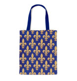 Gevoerde katoenen tas Luxe,  Fleur de Lys