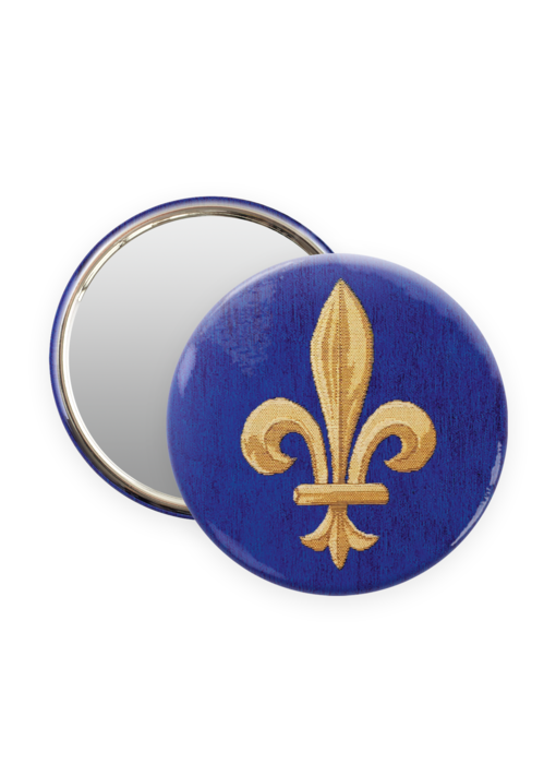 Spiegeltje, Ø 80 mm,  Fleur de Lys