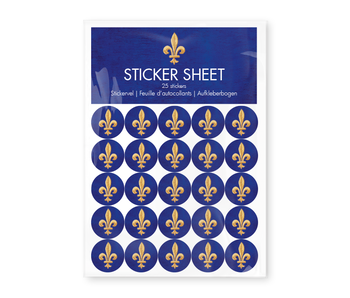 Stickervel,Fleur de Lys