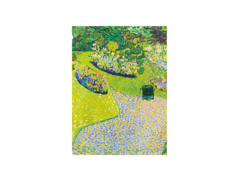 Cuaderno de dibujo de tapa blanda,Jardín en Auvers, Vincent van Gogh