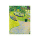 Cahier d'artiste, Jardin à Auvers,Vincent van Gogh