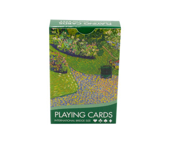 Playing cards, Van Gogh, Garden in Auvers