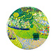 Espejo de bolsillo,  Ø 80 mm Jardín en Auvers, Vincent van Gogh