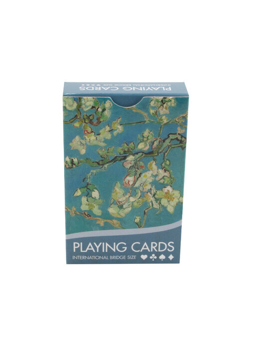 Jugando a las cartas, Almendro en flor, Vincent van Gogh
