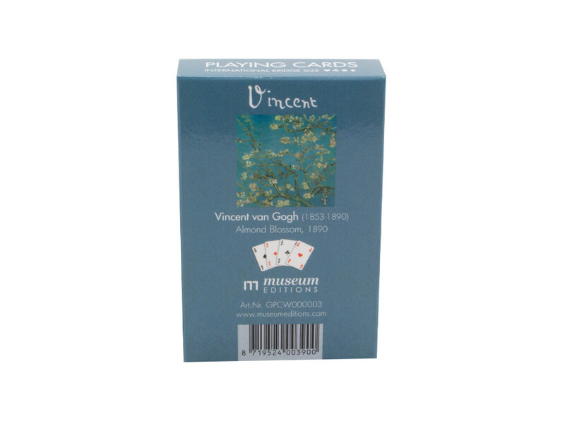 Cartes à jouer,  fleur d'amandier, Vincent van Gogh
