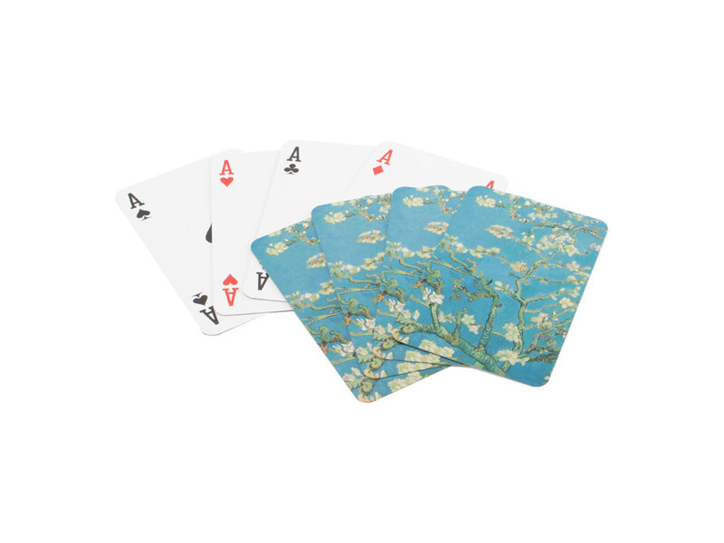 Cartes à jouer,  fleur d'amandier, Vincent van Gogh