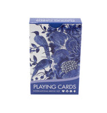 Jugando a las cartas, Pájaros azules de Delft