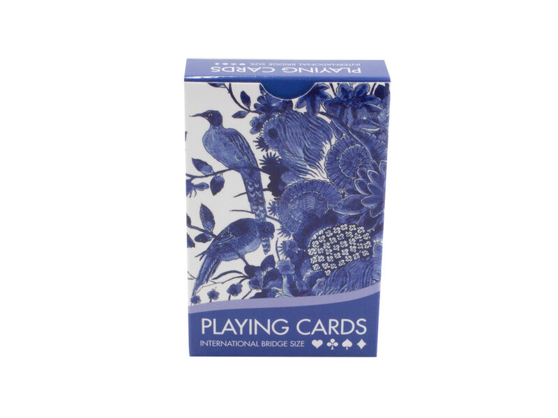 Cartes à jouer, Oiseaux bleus de Delft