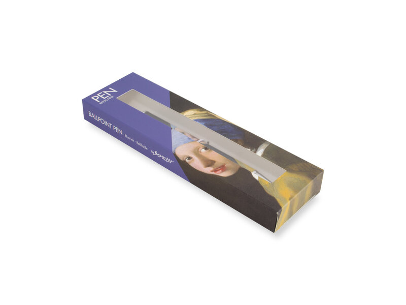 Ballpen in box,  Vermeer, Girl with the Pearl Earring