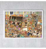 Poster 50x70 cm, Rembrandts Atelier, Van Haasteren