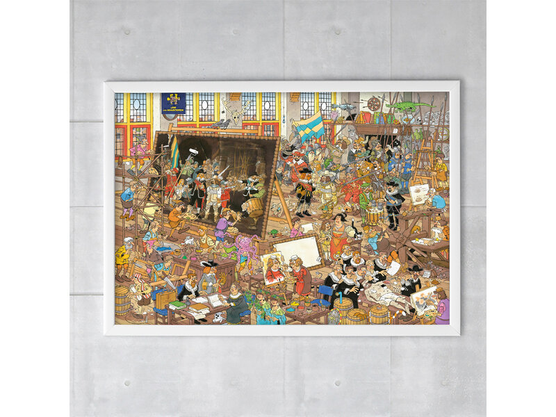 Cartel  50x70 cm, Estudio de Rembrandt, Van Haasteren