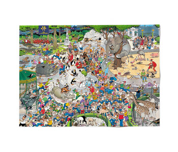 Affiche 50x70 cm,  Le Zoo, Jan van Haasteren