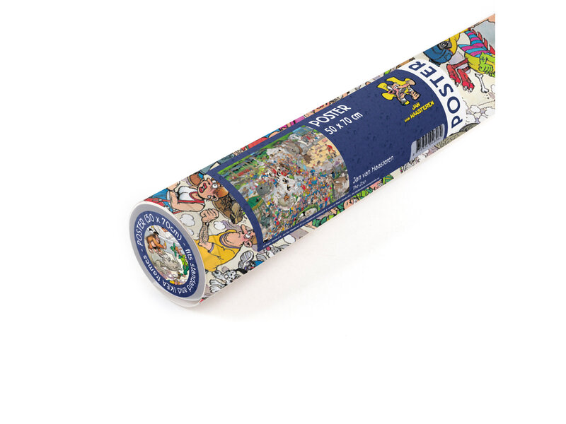 Poster 50x70 cm,The Zoo, Van Haasteren