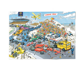 Cartel  50x70 cm,  Grand Prix, Jan van Haasteren