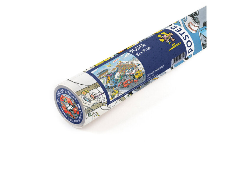 Poster 50x70 cm,  Grand Prix, Van Haasteren