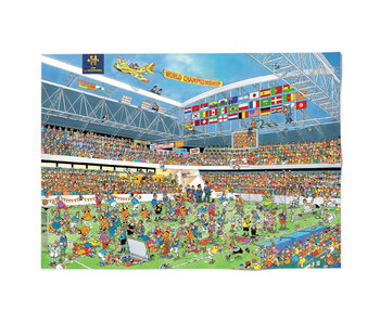 Poster 50x70 cm, Football Crazy!, Jan van Haasteren