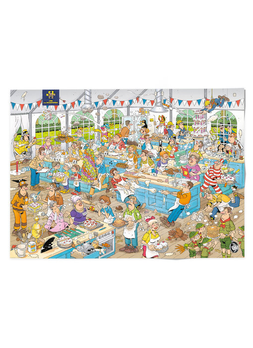Affiche 50x70 cm, Clash of Bakers, Jan van Haasteren
