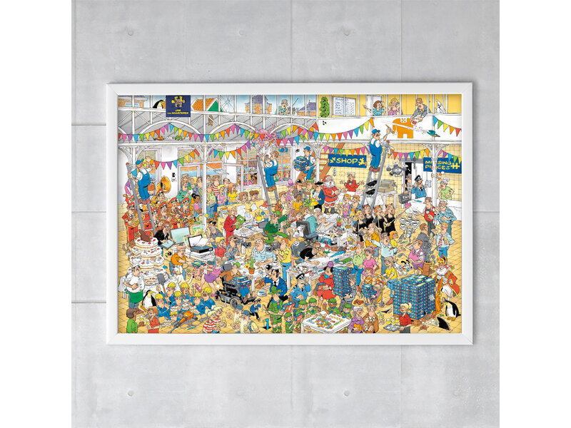 Poster 50x70 cm, Jan van Haasteren Studio 10 Years