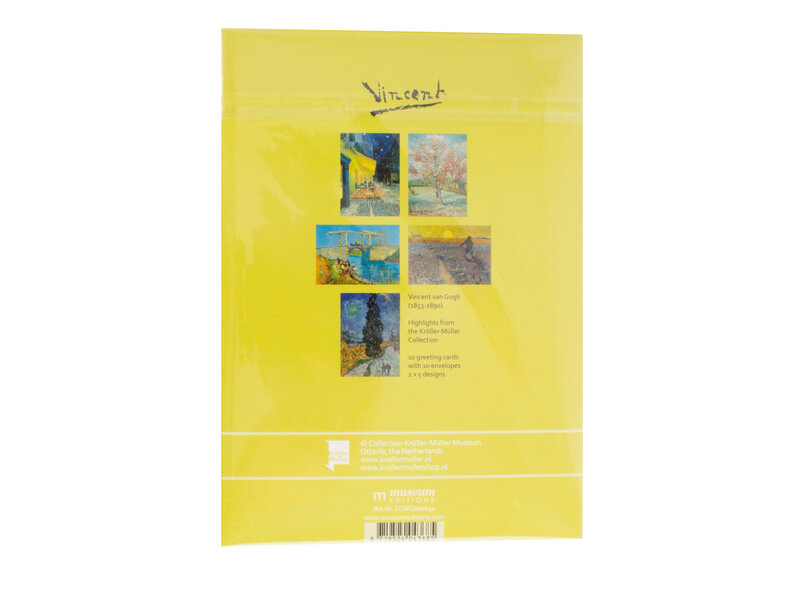 Tarjetero, Tarjetas dobles 2x5, Van Gogh, destacados