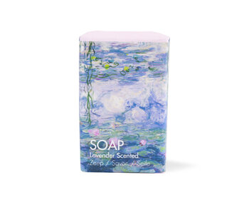 Soap, single bar, Claude Monet, Water lilies