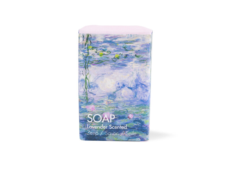 Soap, single bar, Claude Monet, Waterlilies