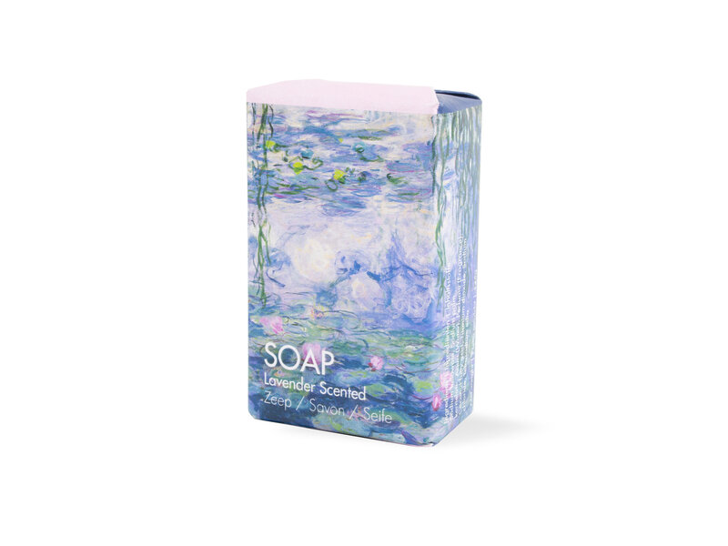 Soap, single bar, Claude Monet, Waterlilies