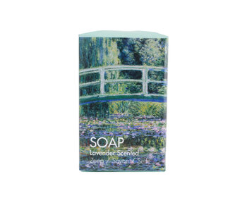 Soap, single bar, Claude Monet, Japanese bridge