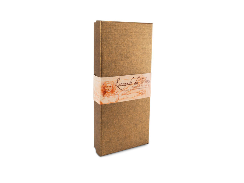 Quillpen Ink Set, Leonardo Da Vinci,  phaesant feather