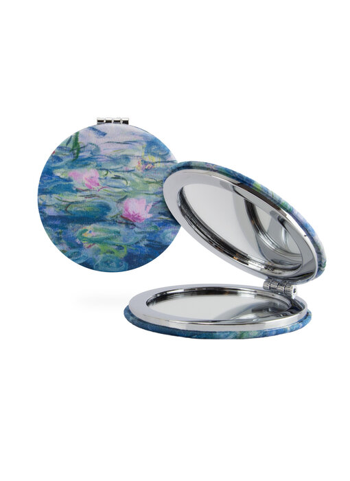 Folding pocket mirror, Claude Monet, Waterlilies