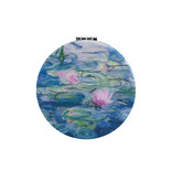 Miroir de poche pliant microfiber,Claude Monet, Nympheas