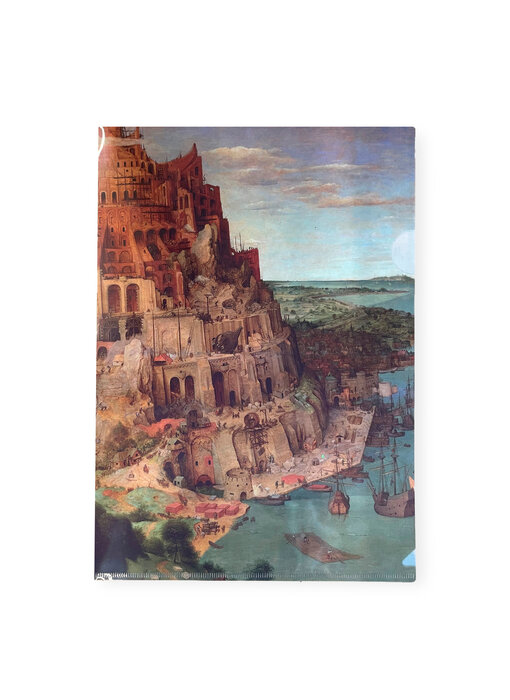 Funda portadocumentos, A4, Brueghel, Torre de Babel