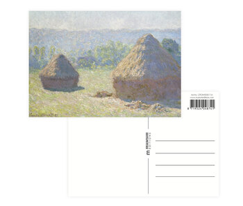 Carte postale, Claude Monet, meules de foin