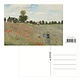 Ansichtkaart, Claude Monet, Veld met klaprozen