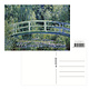 Postcard  , Claude Monet,  Japanese bridge
