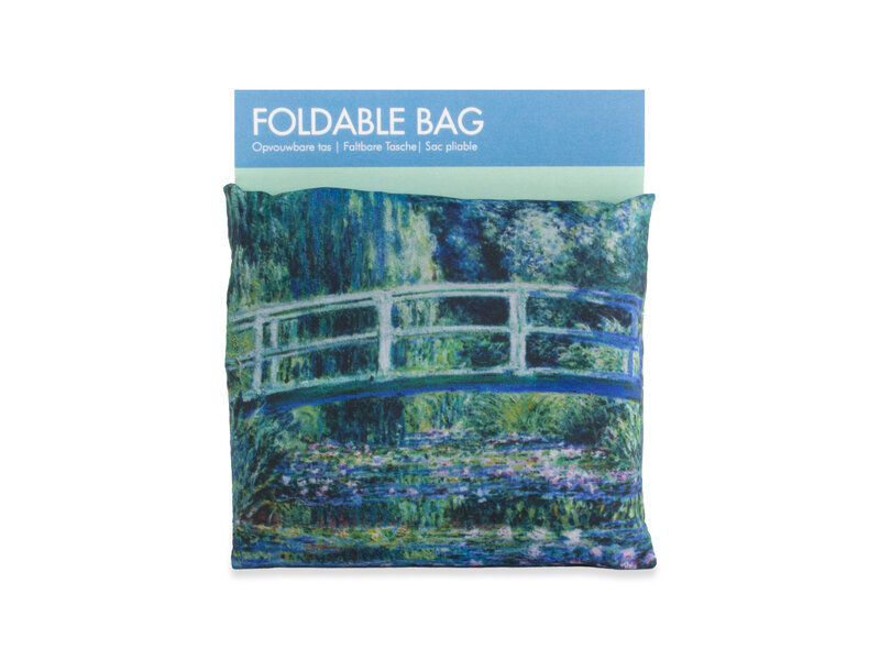 Sac pliable, Oiseaux LF, Claude Monet,Pont japonais