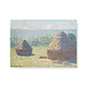 Affiche 50x70,  Claude Monet, meules de foin