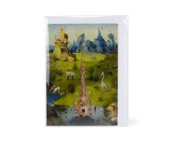 Dubbele kaart met envelop, Jheronimus Bosch, Tuin der Lusten 2