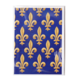 Double carte avec enveloppe,  Fleur de Lys