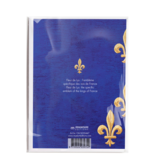 Double card with envelope , Fleur de Lys