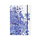 Cuaderno de tapa blanda, A5, Pájaros azules de Delft